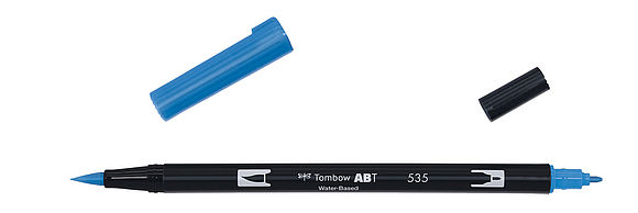 Tombow ABT Dual Brush Pen 535 bleu cobalt